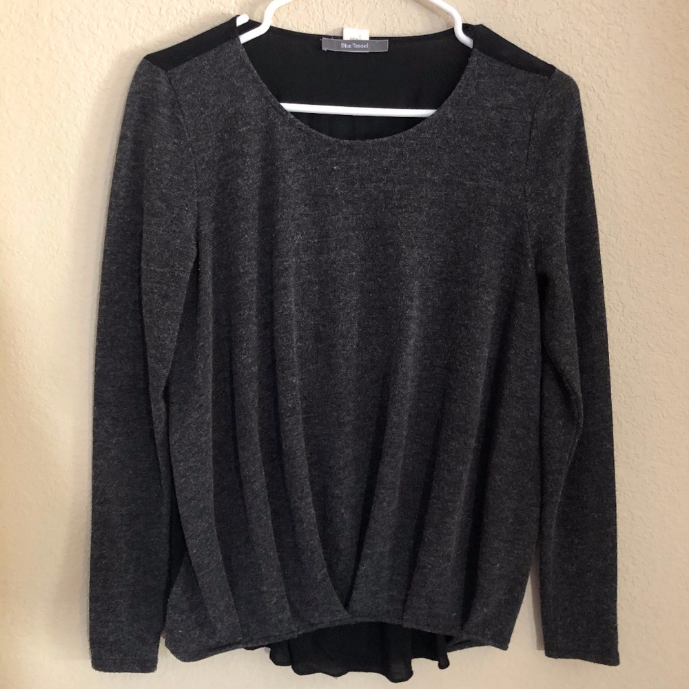 Anthropologie Sheer Back Top (XS)